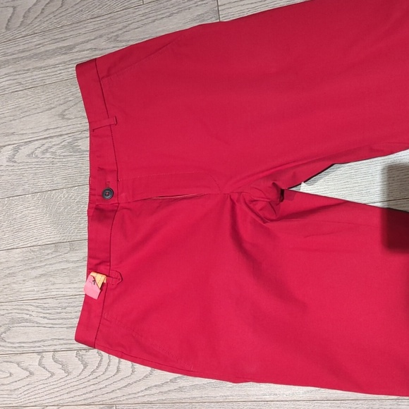 Mens Hugo Boss Bold Red Chinos - Size 32R Like New - Picture 5 of 8
